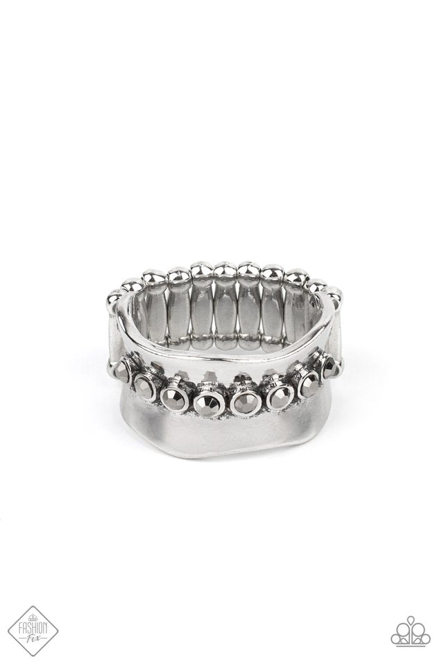 Scintillating Smolder - Silver - Paparazzi Ring Image