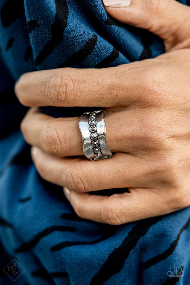 Scintillating Smolder - Silver - Paparazzi Ring Image