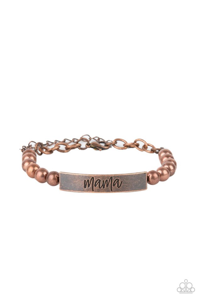 ​Mom Squad - Copper - Paparazzi Bracelet Image