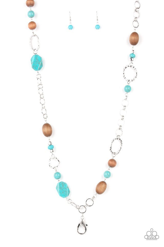 ​​Prairie Reserve - Blue - Paparazzi Necklace Image