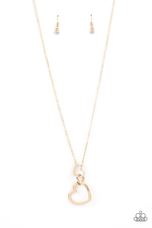 Grandma Glow - Gold - Paparazzi Necklace Image