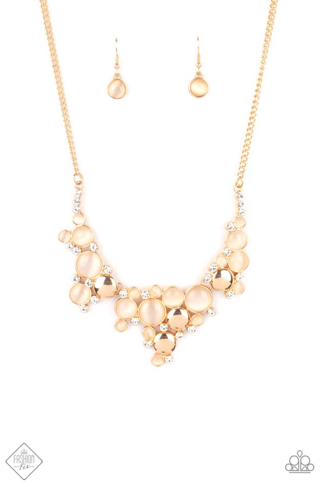 ​Fairytale Affair - Gold - Paparazzi Necklace Image