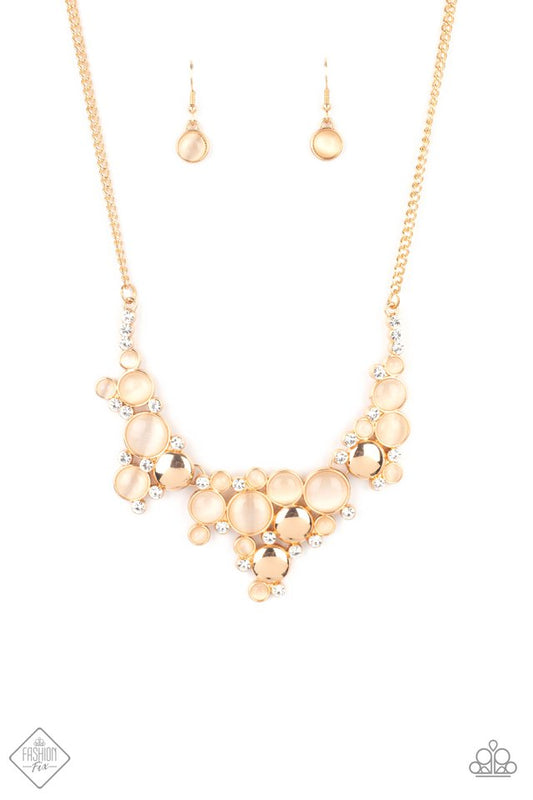 ​Fairytale Affair - Gold - Paparazzi Necklace Image