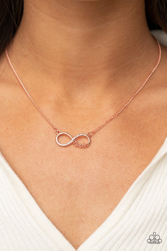 ​Forever Your Mom - Copper - Paparazzi Necklace Image