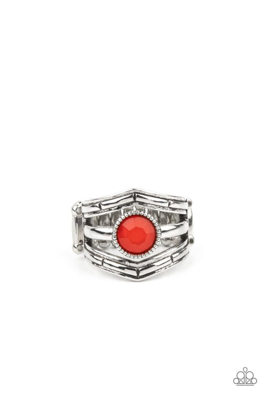 Celestial Collaboration - Red - Paparazzi Ring Image
