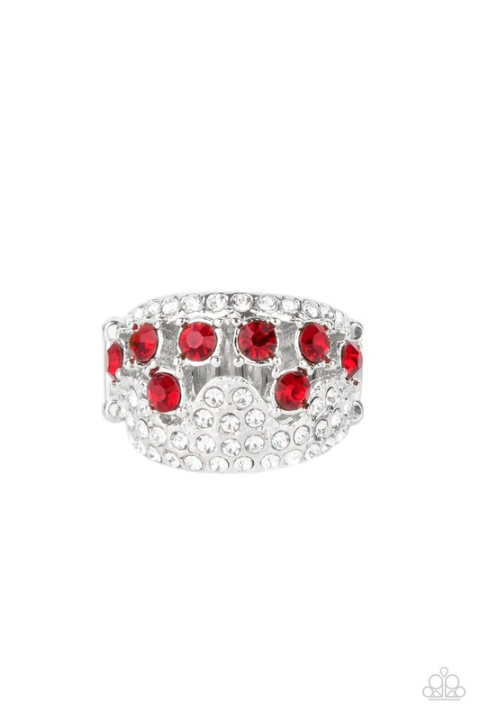 Imperial Incandescence - Red - Paparazzi Ring Image