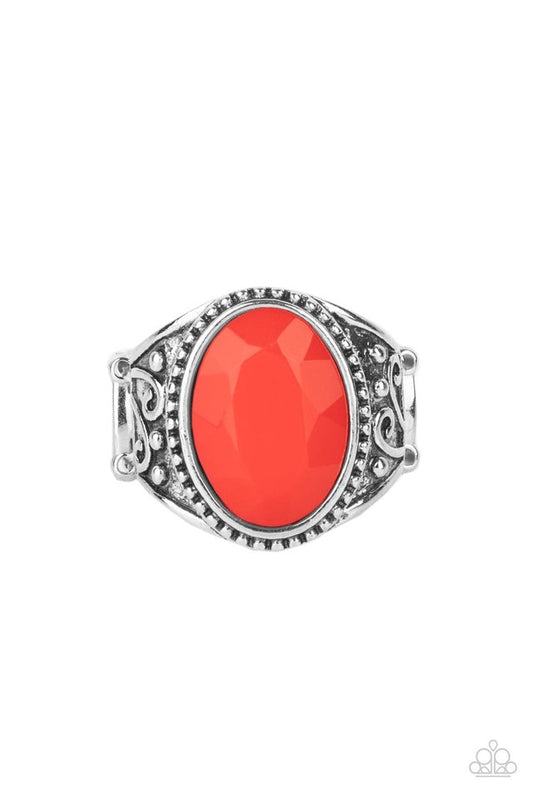 Very Venetian - Red - Paparazzi Ring Image