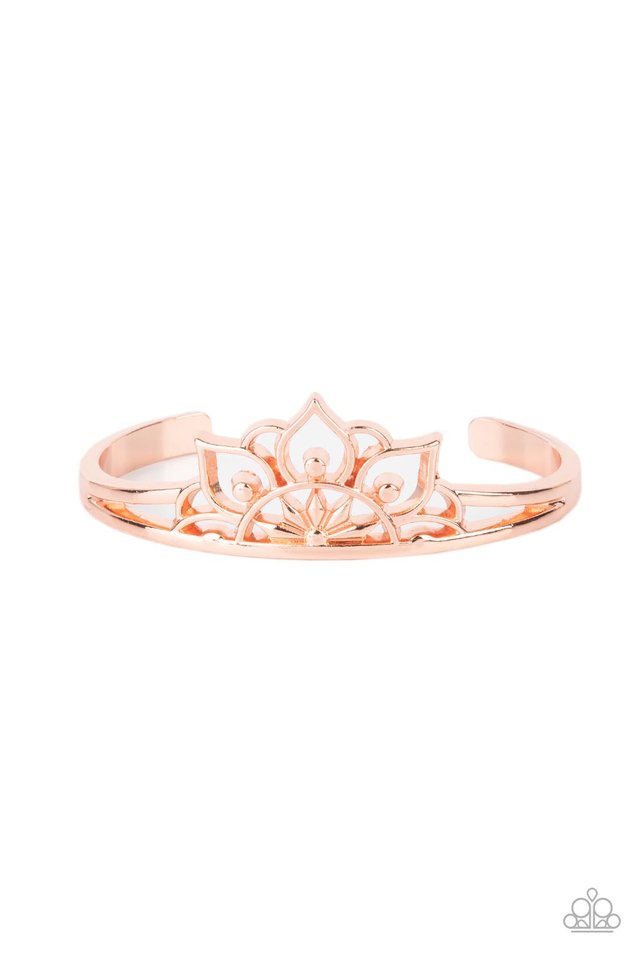 Mandala Mindfulness - Copper - Paparazzi Bracelet Image