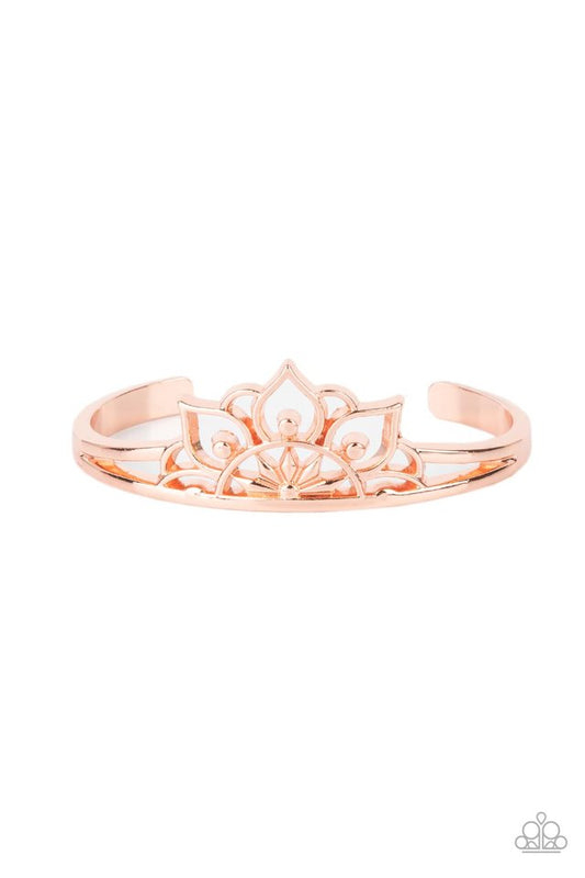 Mandala Mindfulness - Copper - Paparazzi Bracelet Image