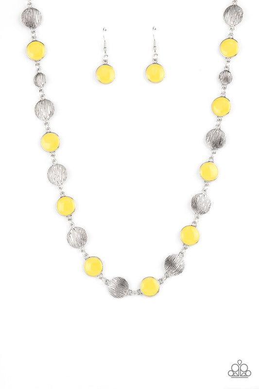 ​Harmonizing Hotspot - Yellow - Paparazzi Necklace Image