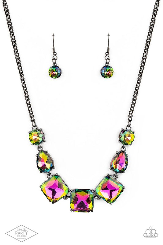 ​Unfiltered Confidence - Multi - Paparazzi Necklace Image