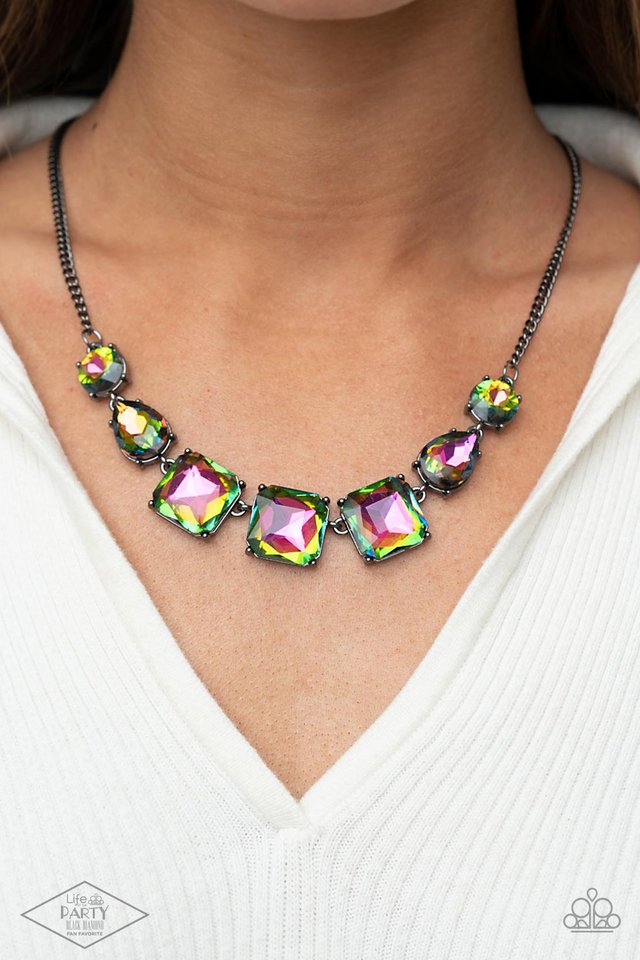 ​Unfiltered Confidence - Multi - Paparazzi Necklace Image