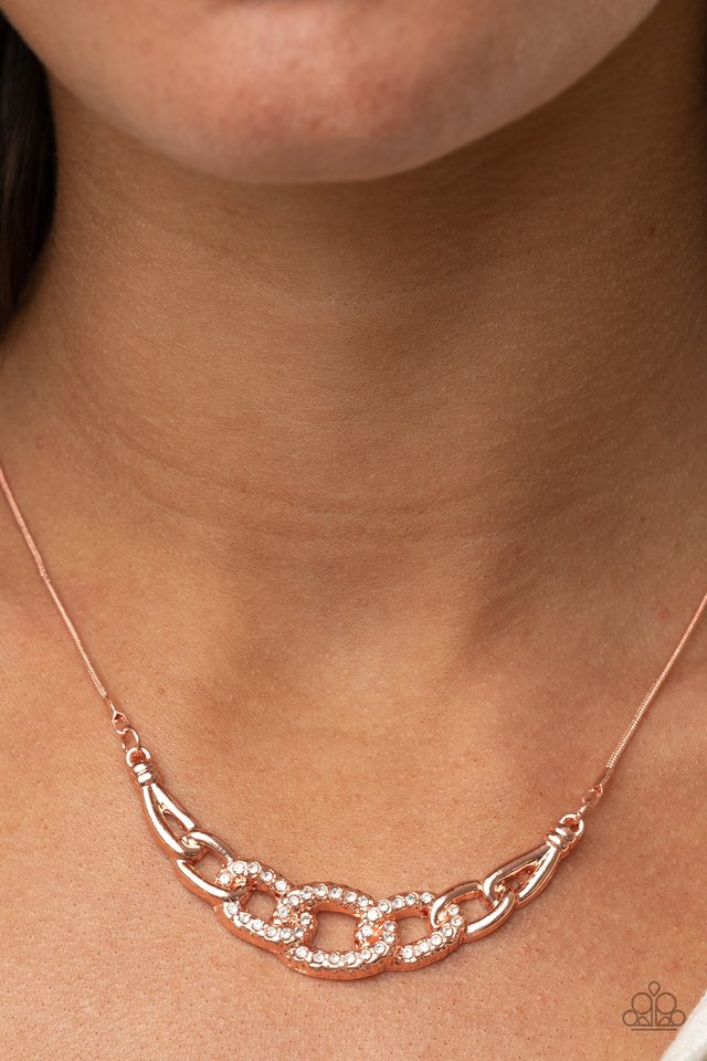 ​KNOT In Love - Copper - Paparazzi Necklace Image