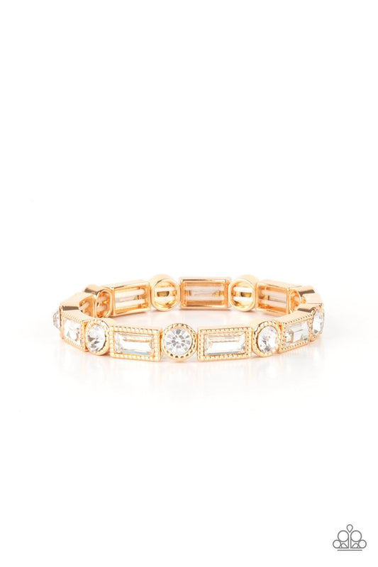 Classic Couture - Gold - Paparazzi Bracelet Image