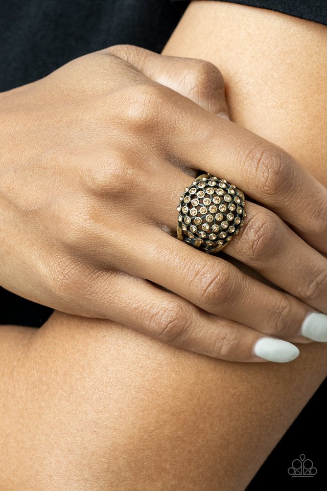 Magically Moroccan - Brass - Paparazzi Ring Image