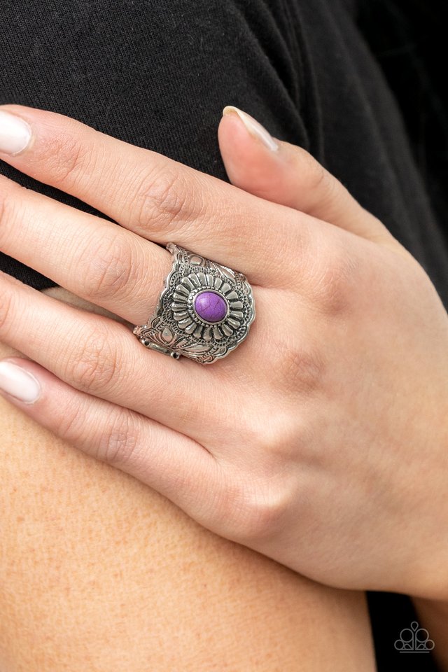 Exquisitely Ornamental - Purple - Paparazzi Ring Image
