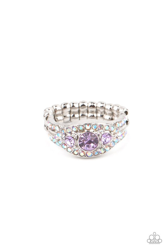 Celestial Crowns - Purple - Paparazzi Ring Image