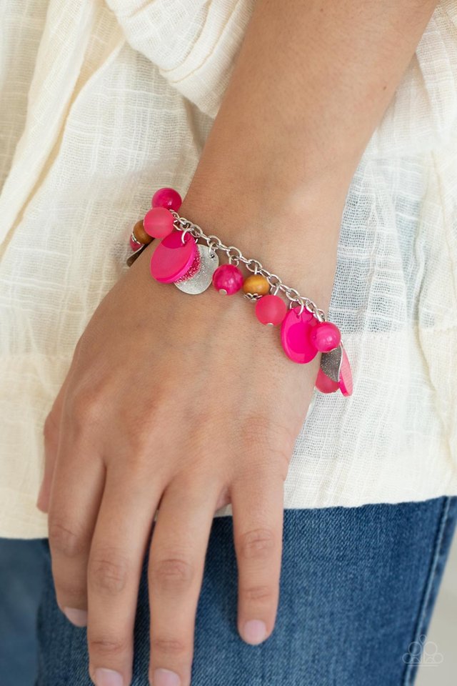 Springtime Springs - Pink - Paparazzi Bracelet Image