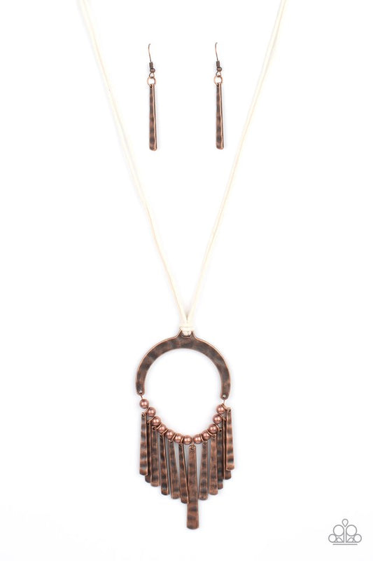 You Wouldnt FLARE! - Copper - Paparazzi Necklace Image