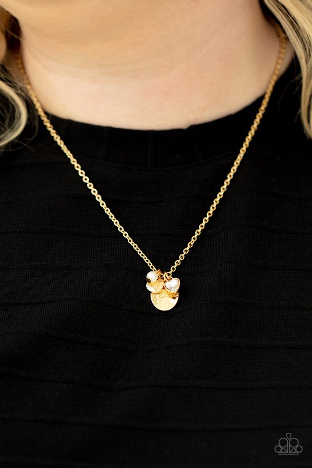 ​Super Mom - Gold - Paparazzi Necklace Image