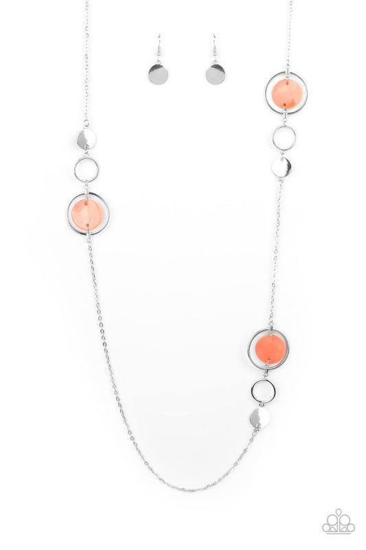 ​Laguna Lounge - Orange - Paparazzi Necklace Image