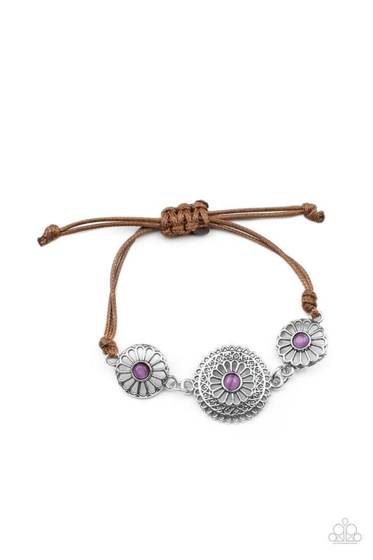 Bohemian Botany - Purple - Paparazzi Bracelet Image