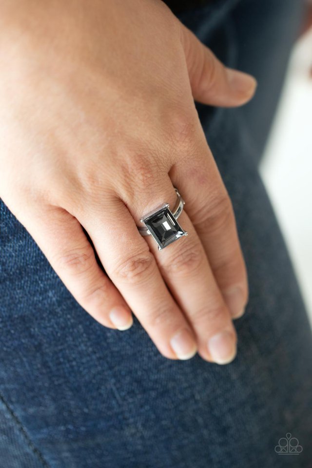 Social Glow - Silver - Paparazzi Ring Image