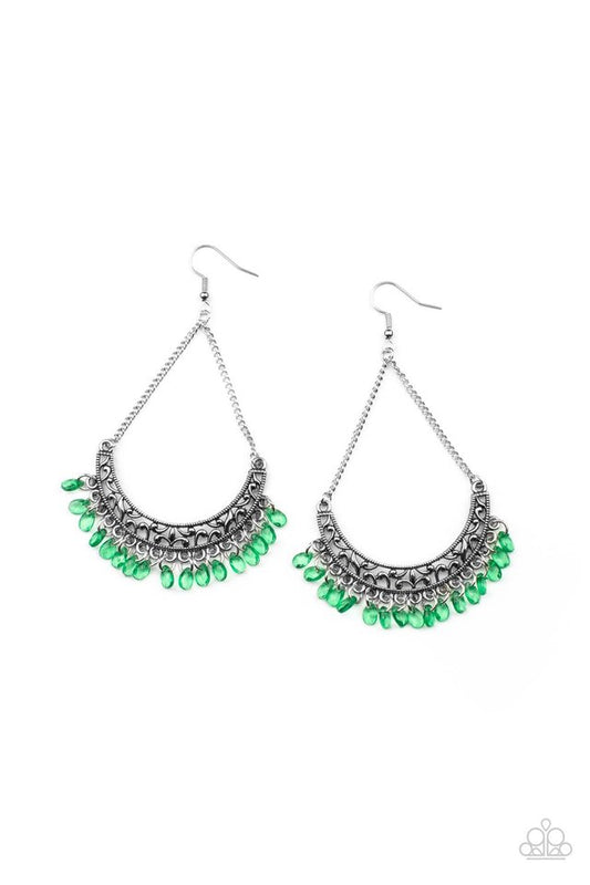 ​Orchard Odyssey - Green - Paparazzi Earring Image