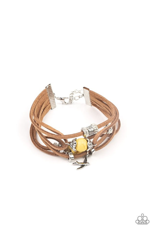 Canyon Flight - Yellow - Paparazzi Bracelet Image