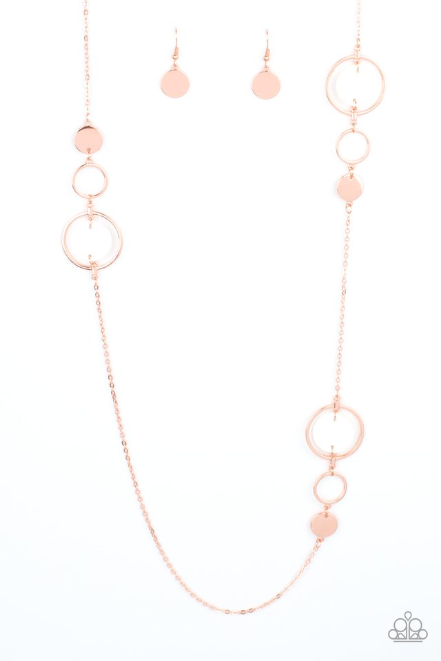 Laguna Lounge - Copper - Paparazzi Necklace Image