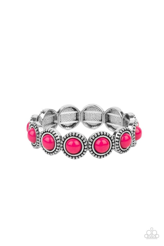 Polished Promenade​ - Pink - Paparazzi Bracelet Image