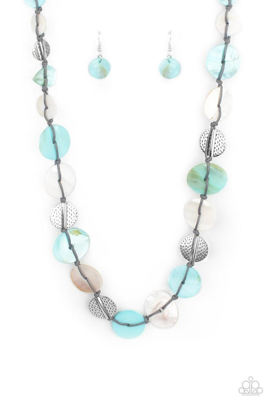 ​Seashore Spa - Blue - Paparazzi Necklace Image