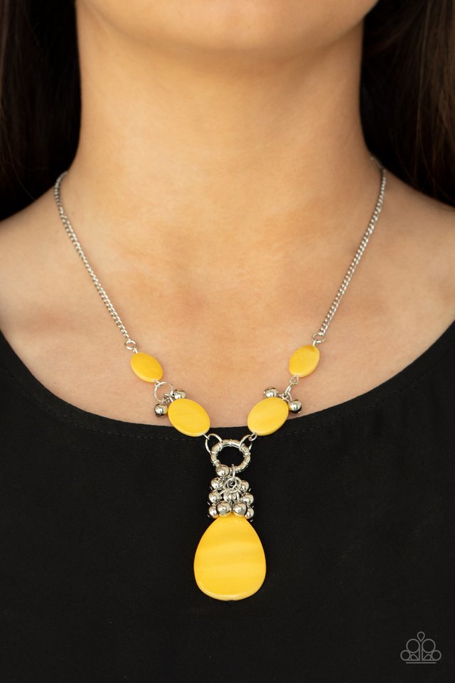 Summer Idol - Yellow - Paparazzi Necklace Image