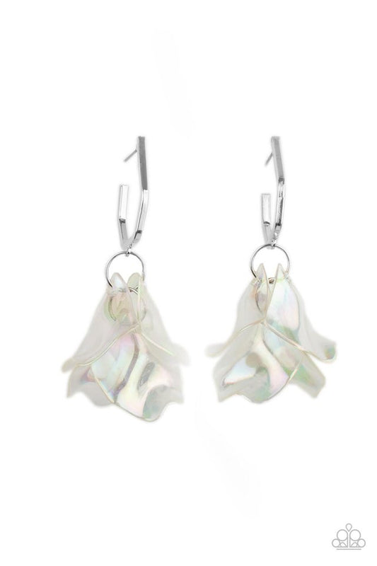 Jaw-Droppingly Jelly - Silver - Paparazzi Earring Image