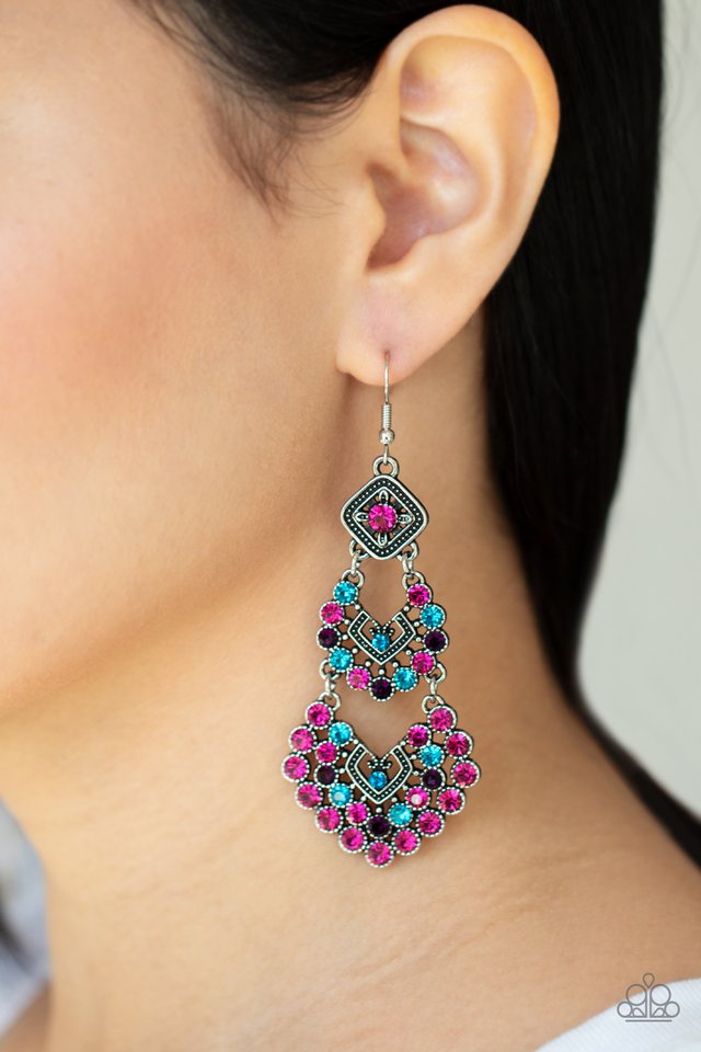 All For The GLAM - Multi - Paparazzi Earring Image
