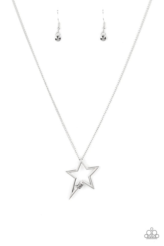 ​Light Up The Sky - Silver - Paparazzi Necklace Image