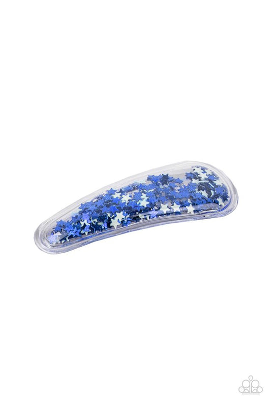Oh, My Stars and Stripes - Blue - Paparazzi Hair Accessories Image