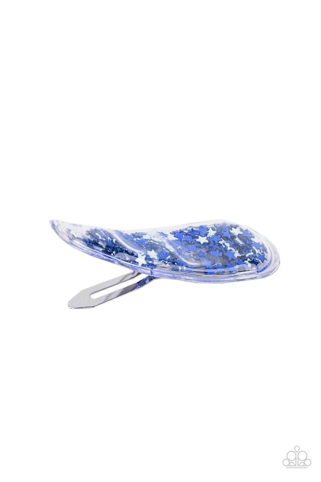 Oh, My Stars and Stripes - Blue - Paparazzi Hair Accessories Image