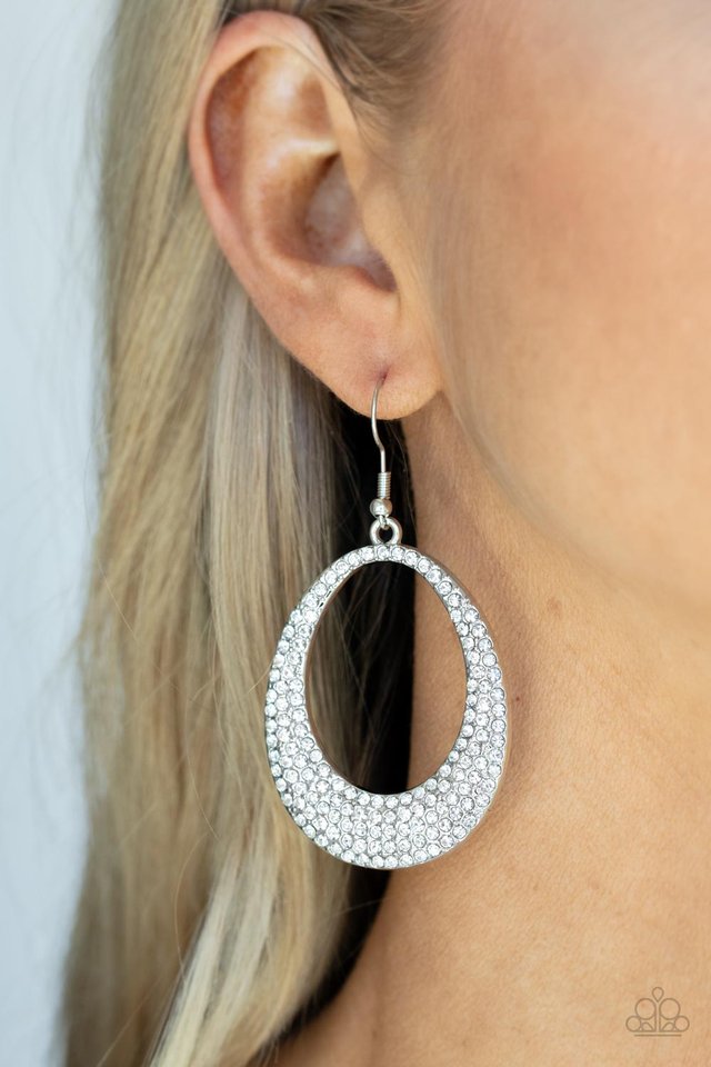 ​Storybook Bride - White - Paparazzi Earring Image
