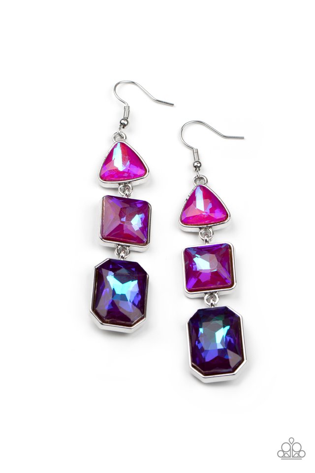 ​Cosmic Culture - Purple - Paparazzi Earring Image