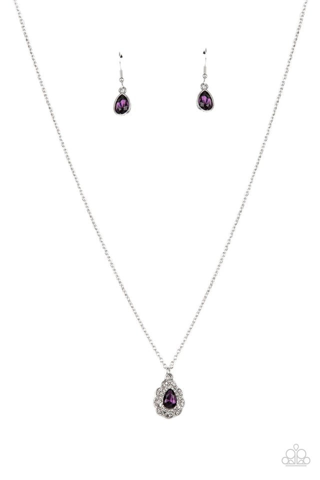 Vintage Validation - Purple - Paparazzi Necklace Image