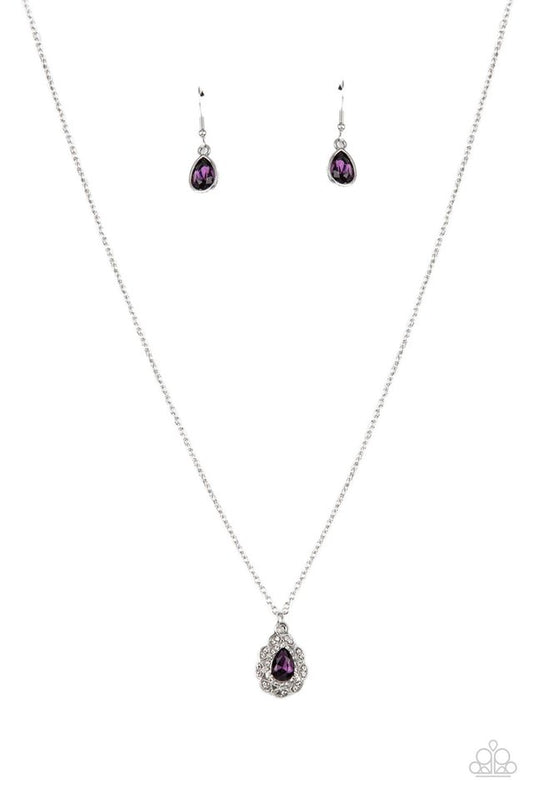 Vintage Validation - Purple - Paparazzi Necklace Image