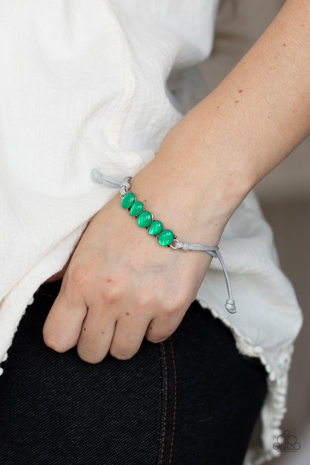 Opal Paradise - Green - Paparazzi Bracelet Image