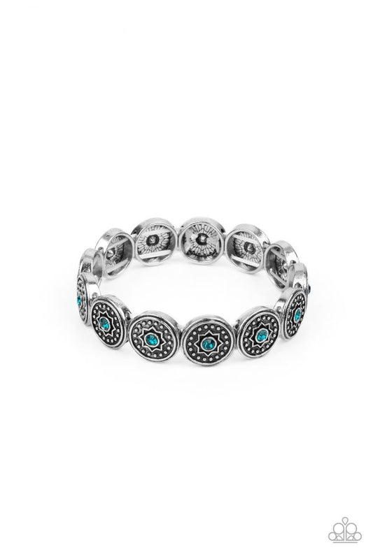 Colorfully Celestial - Blue - Paparazzi Bracelet Image