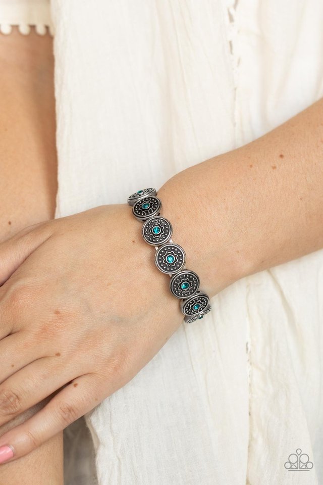Colorfully Celestial - Blue - Paparazzi Bracelet Image