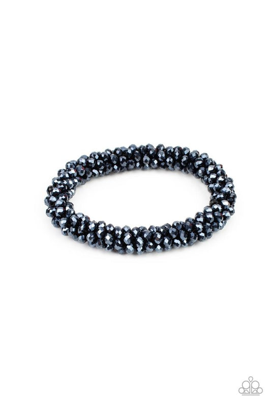 Wake Up and Sparkle - Blue - Paparazzi Bracelet Image