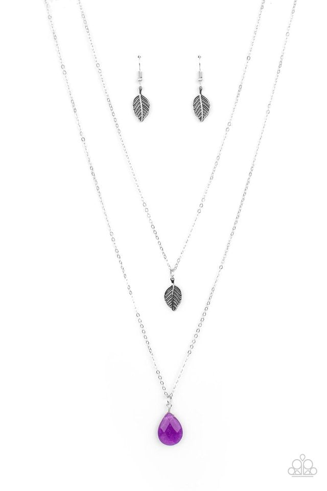 ​Natural Essence - Purple - Paparazzi Necklace Image