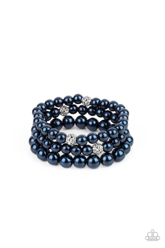 Here Comes The Heiress - Blue - Paparazzi Bracelet Image