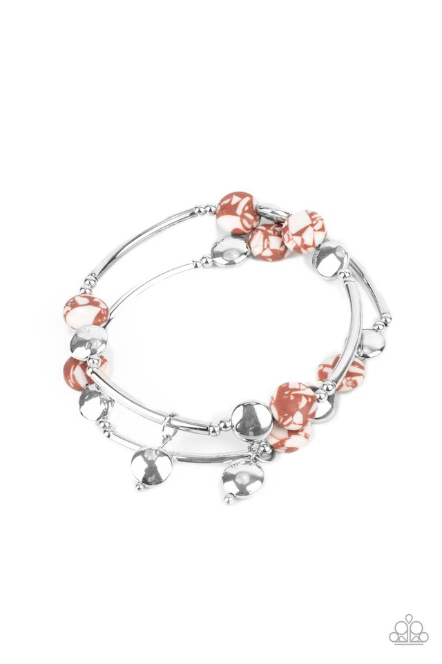 ​Terrazzo Territory - Brown - Paparazzi Bracelet Image