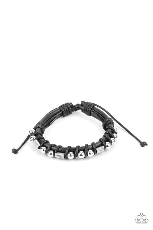 Bronco Brawler - Black - Paparazzi Bracelet Image